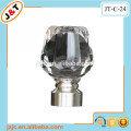 best selling popular design Crystal ball curtain pole curtain rod end caps